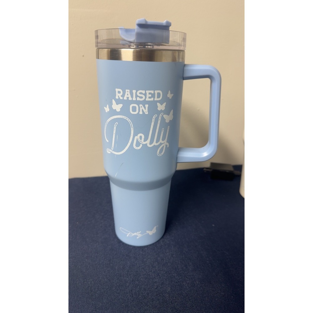 Dolly Parton | "Raised on Dolly" Insulated 40oz Tumbler with Handle